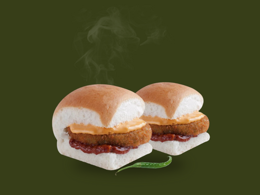 Cheesy Aloo Pav Burger [2 Pieces] - bolofresh